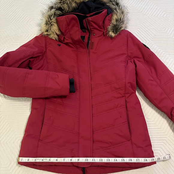 Obermeyer Tuscany II Insulated Jacket, Cranberry, Sz 4 - Picture 14 of 16